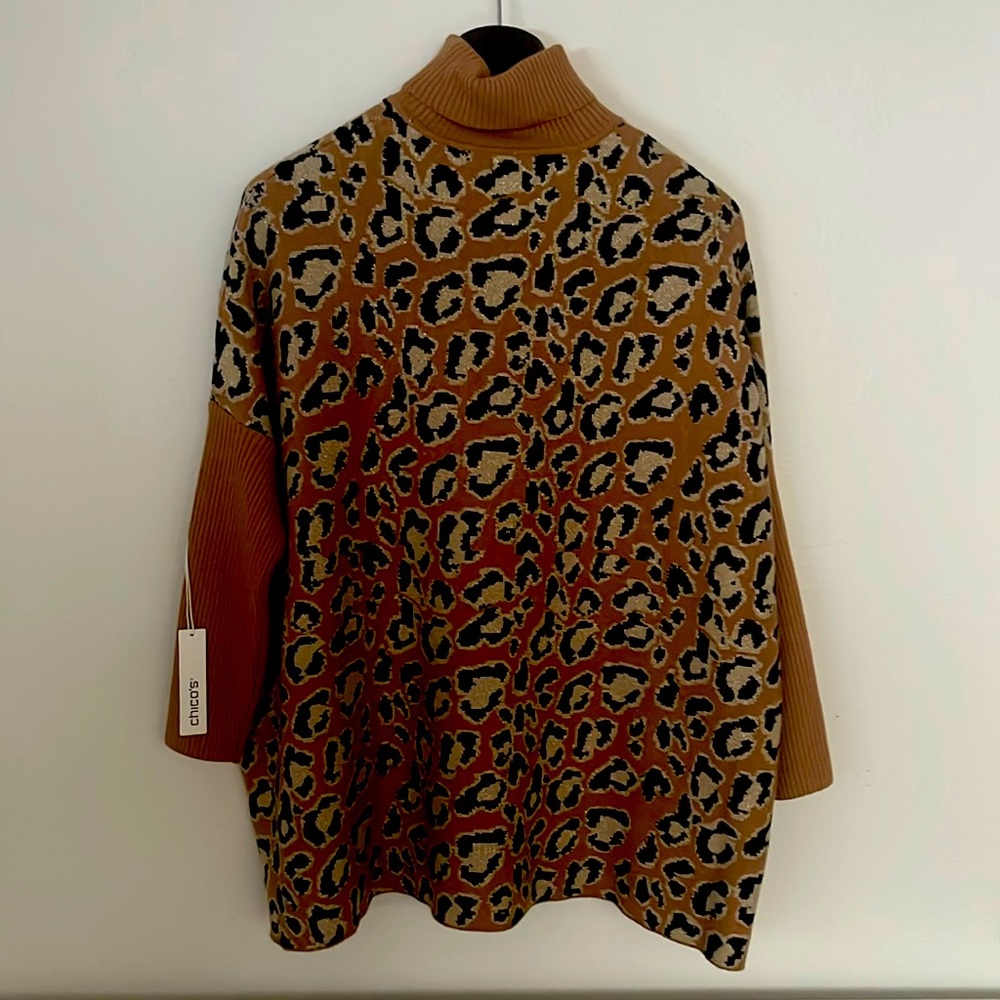Brand is Chico small medium size beautiful part gold fabrics. It’s new.